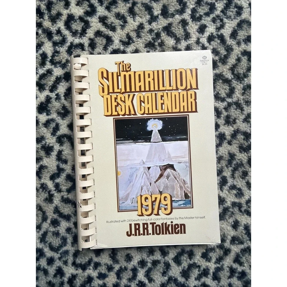1979 The Silmarillion Desk Calendar J.R.R. Tolkien Vintage Unused Great Pix